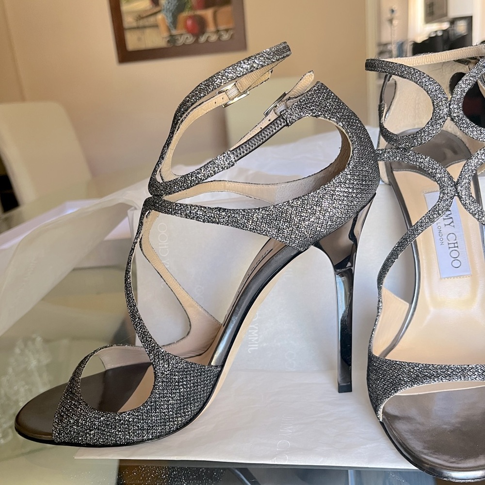 Jimmy Choo- Lang strappy Heels